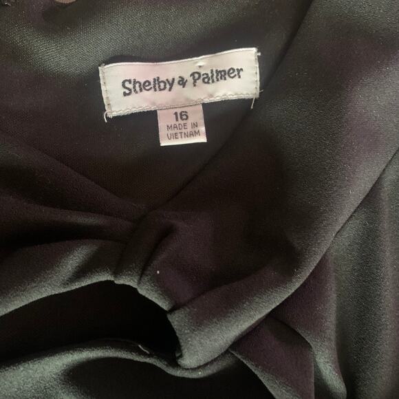 NWT Shelby & Palmer Black Sleeveless Dress Size 16 - Picture 10 of 11